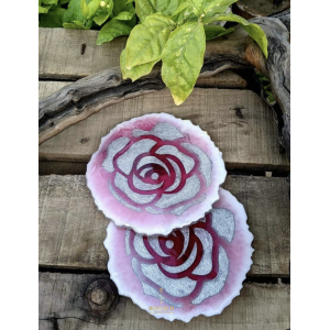 Floral Design Coasters